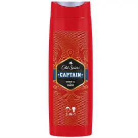Old Spice Captain 2'in 1 Duş Jeli & Şampuan 400ml - Old Spice