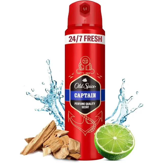 Old Spice Captain Sprey Deodorant 150ml - 2