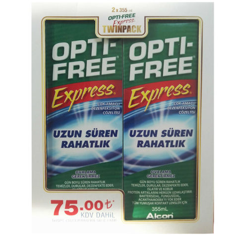 Opti Free Express Twinpack Lens Solüsyonu 2x355ml Opti Free Express Twinpack Lens Solüsyonu 2x355ml