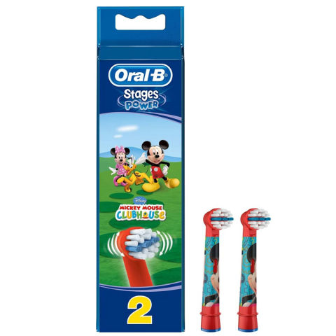 Oral B Mickey Mouse - Çocuklar İçin Diş Fırçası Yedek Başlığı 2 Adet Oral B Mickey Mouse - Çocuklar İçin Diş Fırçası Yedek Başlığı 2 Adet