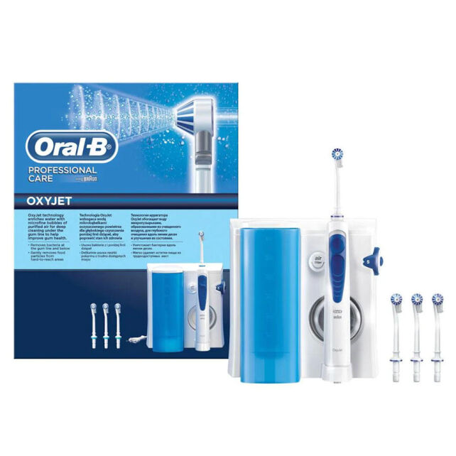 Oral-B Oxyget Ağız Duşu - 3 Oxyjet Yedek Başlık ve Su Haznesi Oral-B Oxyget Ağız Duşu - 3 Oxyjet Yedek Başlık ve Su Haznesi