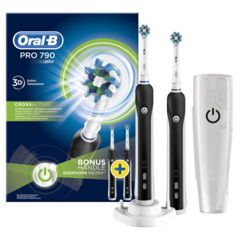 Oral-B Pro 790 Şarj Edilebilir Diş Fırçası 2li Oral-B Pro 790 Şarj Edilebilir Diş Fırçası 2li
