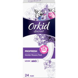 Orkid Discreet Mesane Pedi Uzun - Süper Ekonomik Paket 24 Adet - Orkid