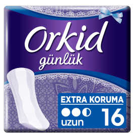 Orkid Ekstra Koruma Günlük Ped Uzun 16 Adet - Orkid