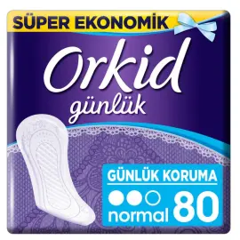 Orkid Günlük Koruma Günlük Ped Normal 80 Adet - Orkid