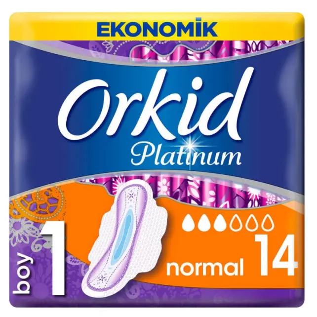 Orkid Platinum Ultra Normal Ped 14 Adet - 2