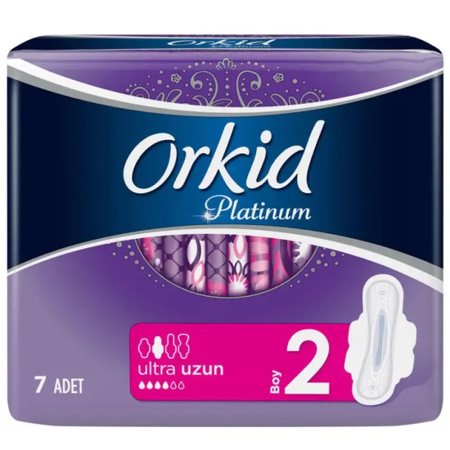 Orkid Platinum Ultra Uzun Ped 7 Adet - 1