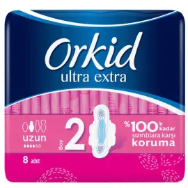 Orkid Ultra Kanatlı Uzun Ped 7 Adet - 1