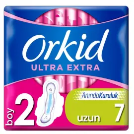 Orkid Ultra Kanatlı Uzun Ped 7 Adet - 2