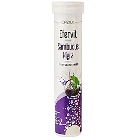 Orzax Efervit Sambucus Nigra Efervasan - Takviye Edici Gıda 20 Tablet - Orzax