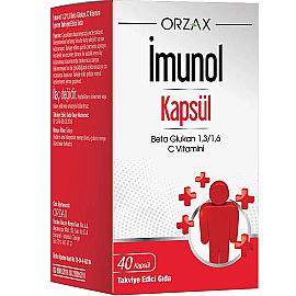 Orzax İmunol Takviye Edici Gıda 40 Kapsül - Orzax