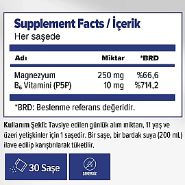 Orzax Ocean Extramag Magnezyum Sitrat Efervesan - Takviye Edici Gıda 30 Saşe - 2