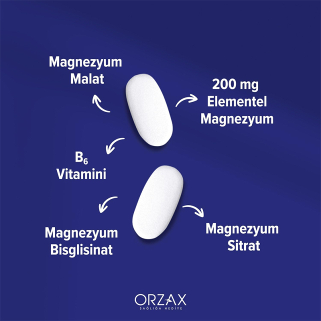 Orzax Ocean Extramag - Takviye Edici Gıda 120 Tablet - 3