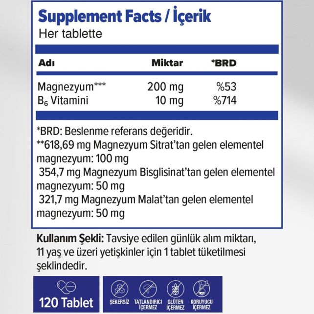 Orzax Ocean Extramag - Takviye Edici Gıda 120 Tablet - 2