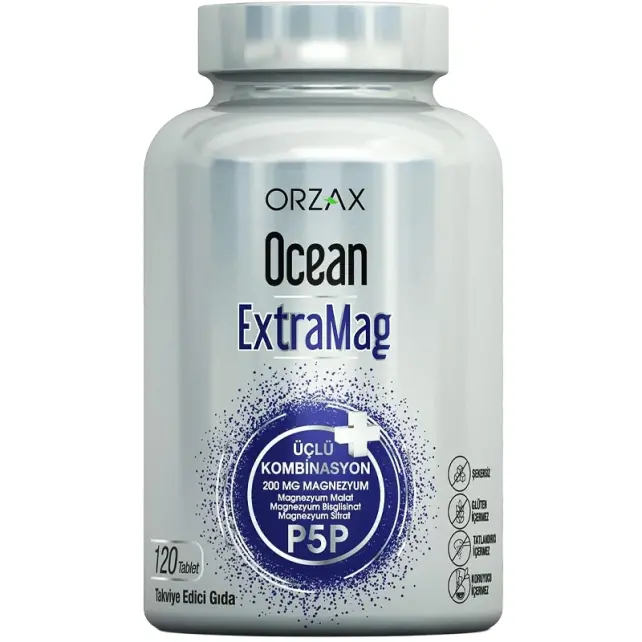Orzax Ocean Extramag - Takviye Edici Gıda 120 Tablet - 1