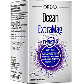 Orzax Ocean ExtraMag Threog - Takviye Edici Gıda 60 Tablet - Orzax
