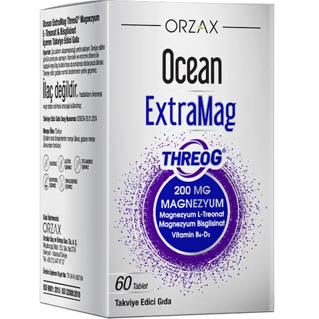 Orzax Ocean ExtraMag Threog - Takviye Edici Gıda 60 Tablet - 1