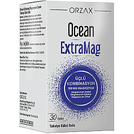 Orzax Ocean ExtraMag Üçlü Kombinasyon 30 Tablet - Orzax