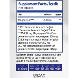 Orzax Ocean ExtraMag Üçlü Kombinasyon 30 Tablet - 2