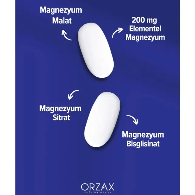Orzax Ocean ExtraMag Üçlü Kombinasyon 30 Tablet - 3