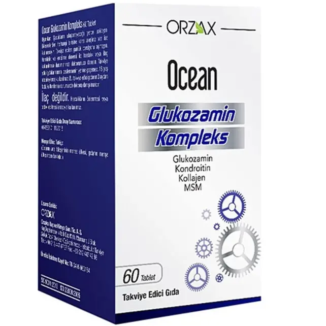 Orzax Ocean Glukozamin Kompleks - Takviye Edici Gıda 60 Tablet - 1
