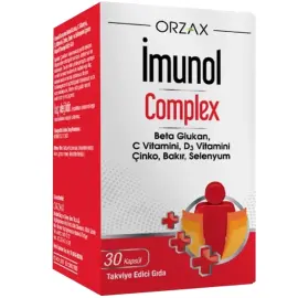 Orzax Ocean İmunol Complex - Takviye Edici Gıda 30 Kapsül - Orzax