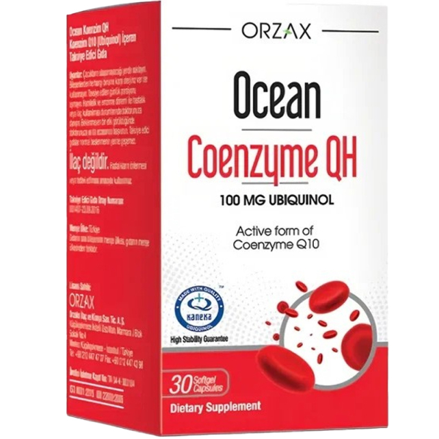 Orzax Ocean Koenzim QH - Takviye Edici Gıda 30 Kapsül - 1