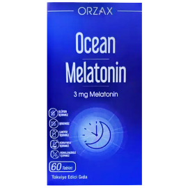 Orzax Ocean Melatonin - Takviye Edici Gıda 60 Tablet - Orzax