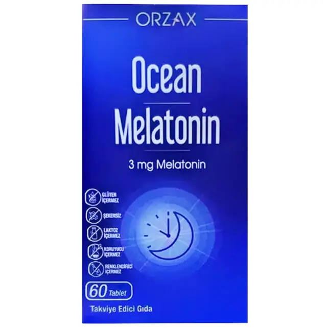 Orzax Ocean Melatonin - Takviye Edici Gıda 60 Tablet - 1