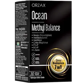 Orzax Ocean Methyl Balance 7 In1 - Takviye Edici Gıda 30 Kapsül - Orzax