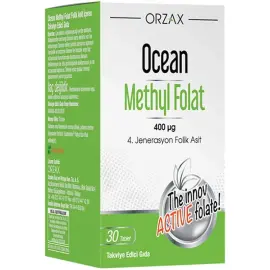 Orzax Ocean Methyl Folat - Takviye Edici Gıda 30 Tablet - Orzax