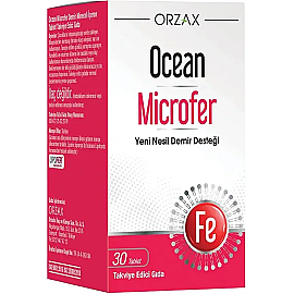 Orzax Ocean Microfer - Takviye Edici Gıda 30 Tablet - Orzax