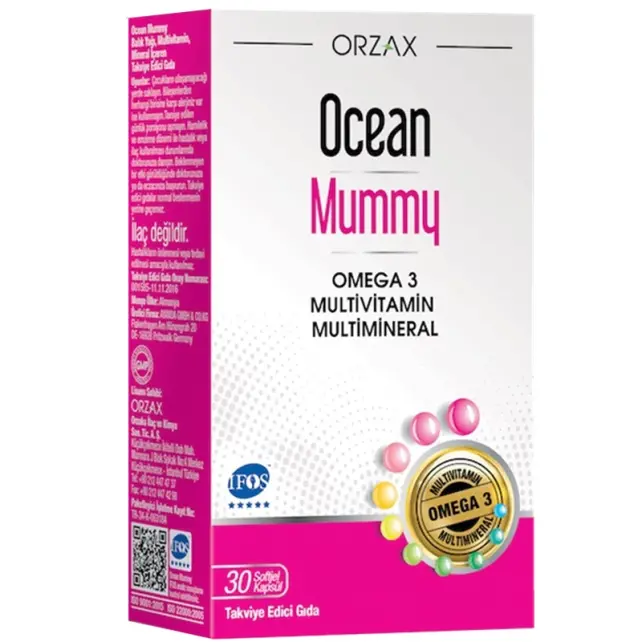 Orzax Ocean Mummy - Takviye Edici Gıda 30 Softjel Kapsül - 1
