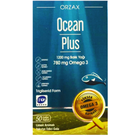 Orzax Ocean Plus 1200Mg Balık Yağı 780 Mg Omega 3 - Takviye Edici Gıda 50 Kapsül - 2