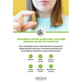 Orzax Ocean Plus 1200Mg Balık Yağı 780 Mg Omega 3 - Takviye Edici Gıda 50 Kapsül - 6