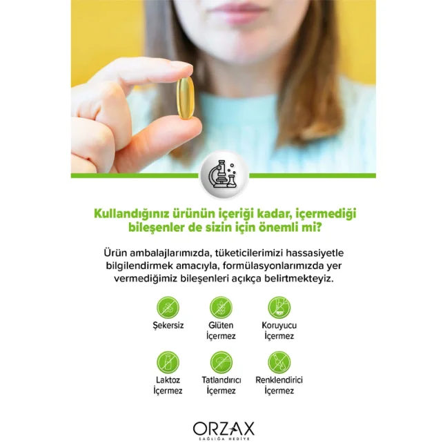 Orzax Ocean Plus 1200Mg Balık Yağı 780 Mg Omega 3 - Takviye Edici Gıda 50 Kapsül - 6