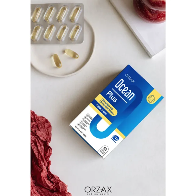Orzax Ocean Plus 1200mg Balık Yağı 780mg Omega 3 - Takviye Edici Gıda 50 Kapsül - 5