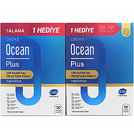 Orzax Ocean Plus - Takviye Edici Gıda 100 Kapsül - Orzax