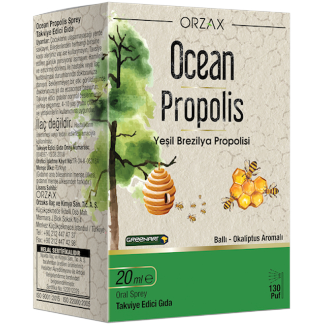 Orzax Ocean Propolis Sprey - Takviye Edici Gıda 20ml - 1