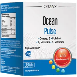 Orzax Ocean Pulse - Takviye Edici Gıda 30 Kapsül - Orzax