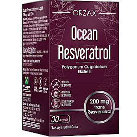 Orzax Ocean Resveratrol - Takviye Edici Gıda 30 Kapsül - Orzax
