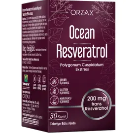 Orzax Ocean Resveratrol - Takviye Edici Gıda 30 Kapsül - Orzax