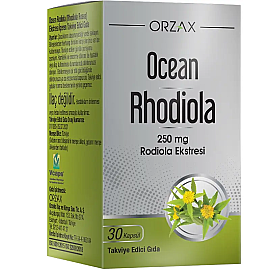 Orzax Ocean Rhodiola 250mg Takviye Edici Gıda 30 Kapsül - Orzax
