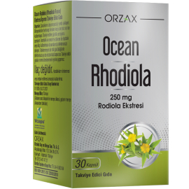 Orzax Ocean Rhodiola 250mg Takviye Edici Gıda 30 Kapsül - Orzax