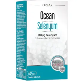 Orzax Ocean Selenyum - Takviye Edici Gıda 60 Tablet - Orzax
