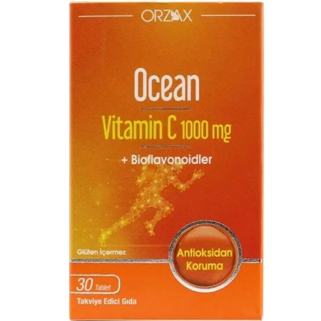 Orzax Ocean Vitamin C Takviye Edici Gıda 1000mg / 30 Tablet - 1