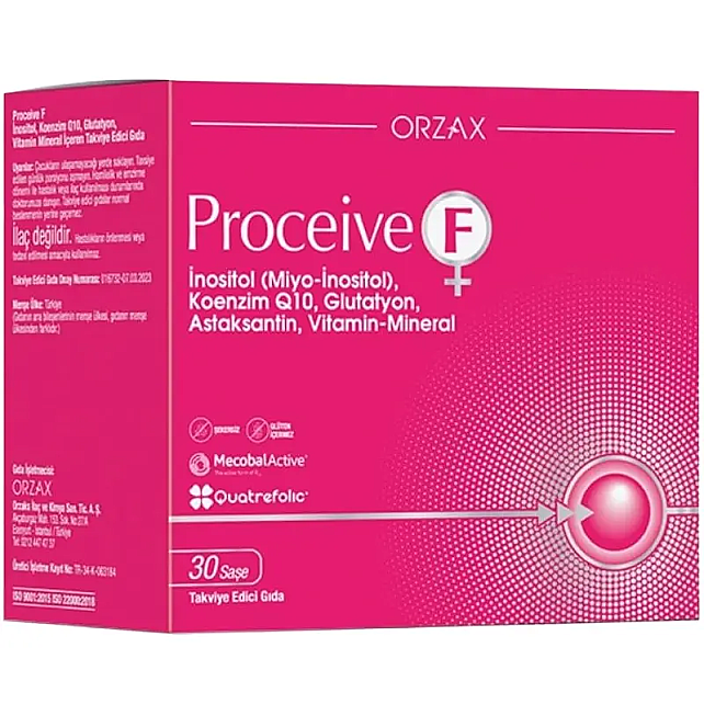 Orzax Proceive F - Takviye Edici Gıda 30 Saşe - 1