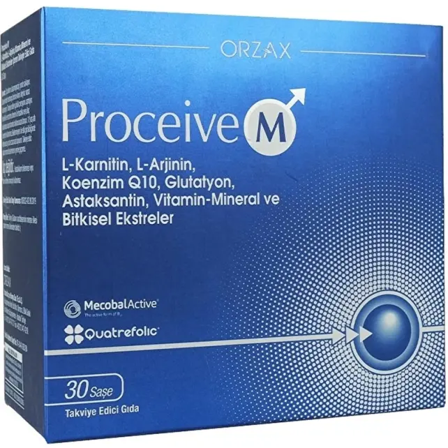 Orzax Proceive M - Takviye Edici Gıda 30 Saşe - 1