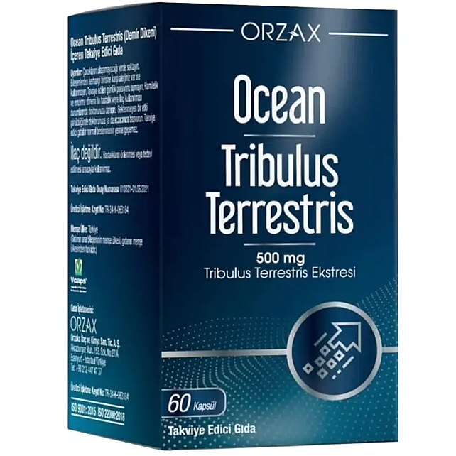 Orzax Tribulus Terrestris - Takviye Edici Gıda 60 Kapsül - 1