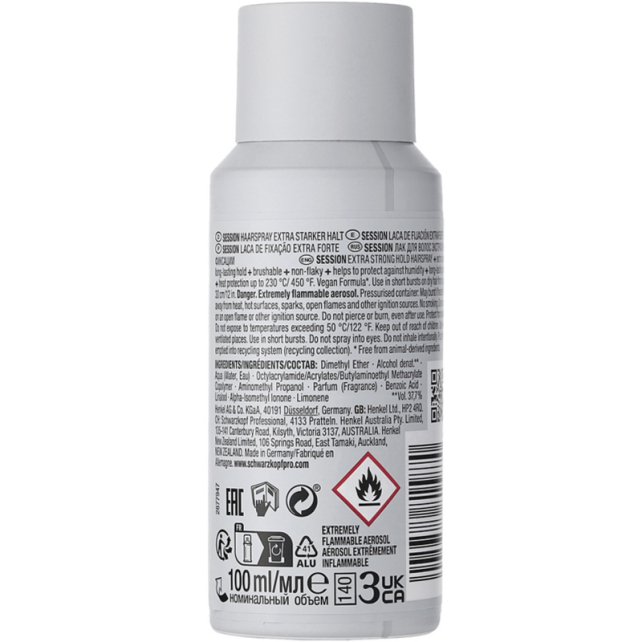 Osis Hold Fixation Session Extra Strong Hold Hair Spray - Güçlü Tutuş Saç Spreyi 100ml - 2